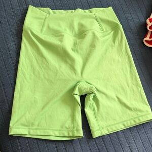Oner Active Neon Green Bike Shorts